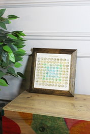 Wallity Ersytastablo37 - 16 Pintura Decorativa Enmarcada Multicolor
